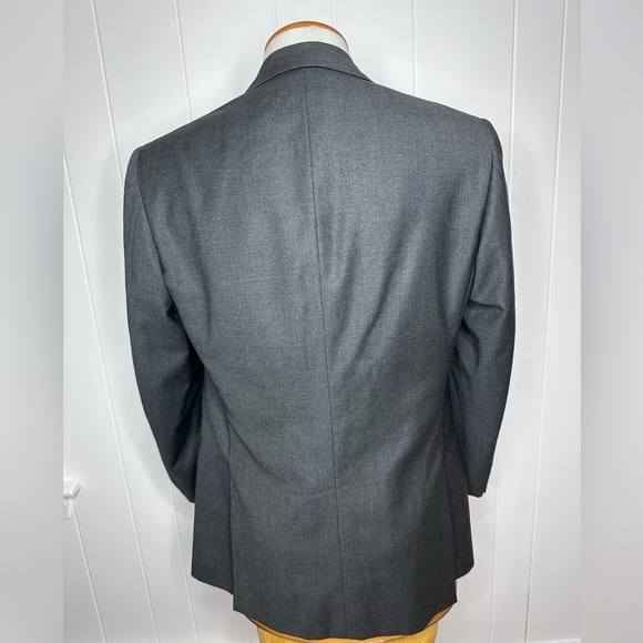Pal Zileri REDA Super 100s Charcoal Wool Blazer - Picture 12 of 12